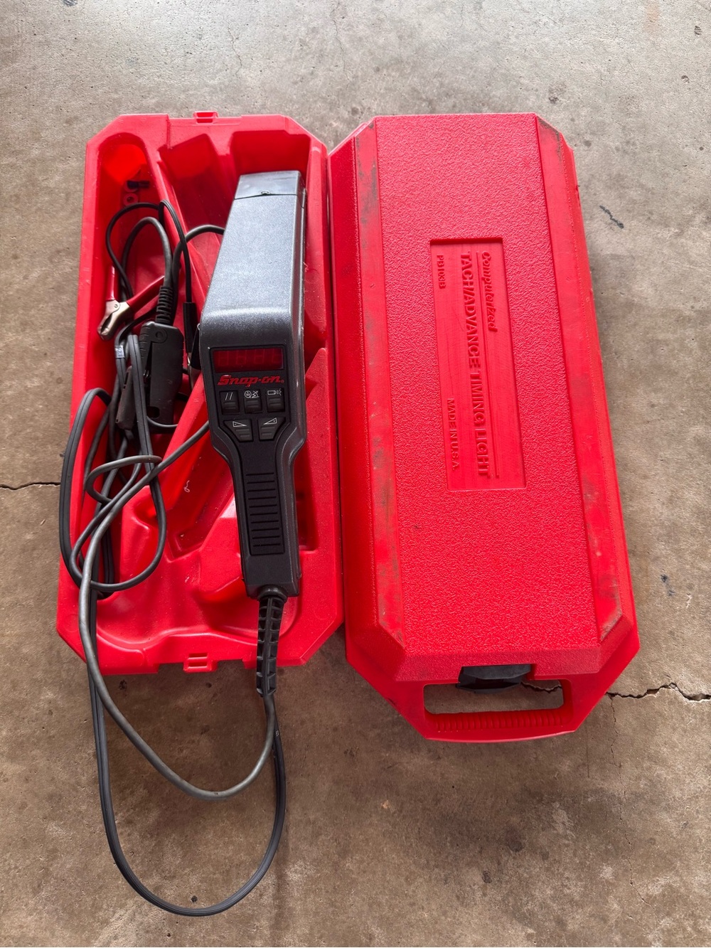 Snap-on MT2261A Digital Timing Light Powers On w/Case